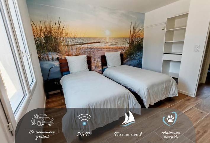 Appartement de vacances pour 4 personnes, avec terrasse, animaux acceptés