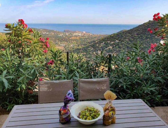 Appartement de vacances pour 2 personnes, avec vue et jardin