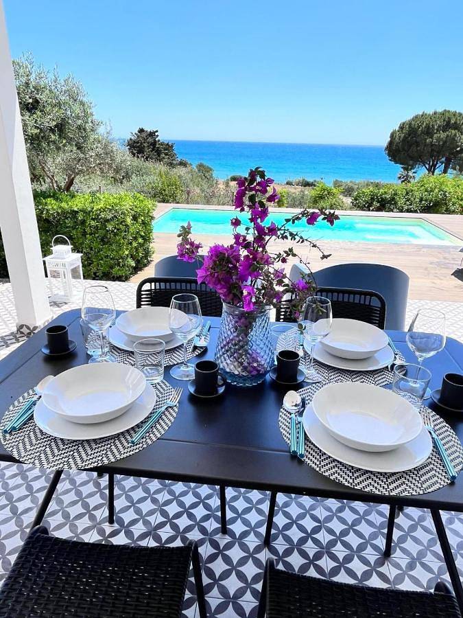 Casa vacanza per 6 persone, con piscina e giardino nonché panorama in San Giorgio