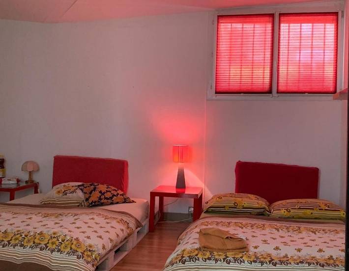 Ferienwohnung für 4 Personen, mit Balkon und Terrasse sowie Garten