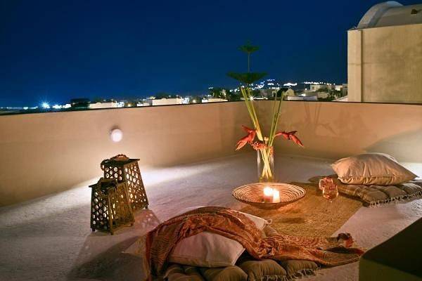 Villa für 9 Personen mit Balkon in Megalochori, Santorin