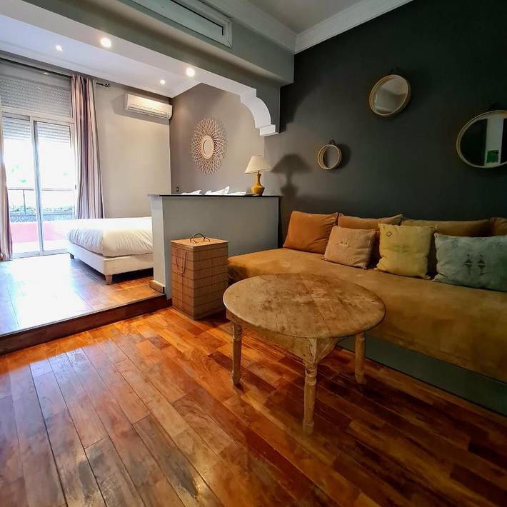 Villa für 8 Personen, mit Pool und Ausblick sowie Garten in Marrakesch