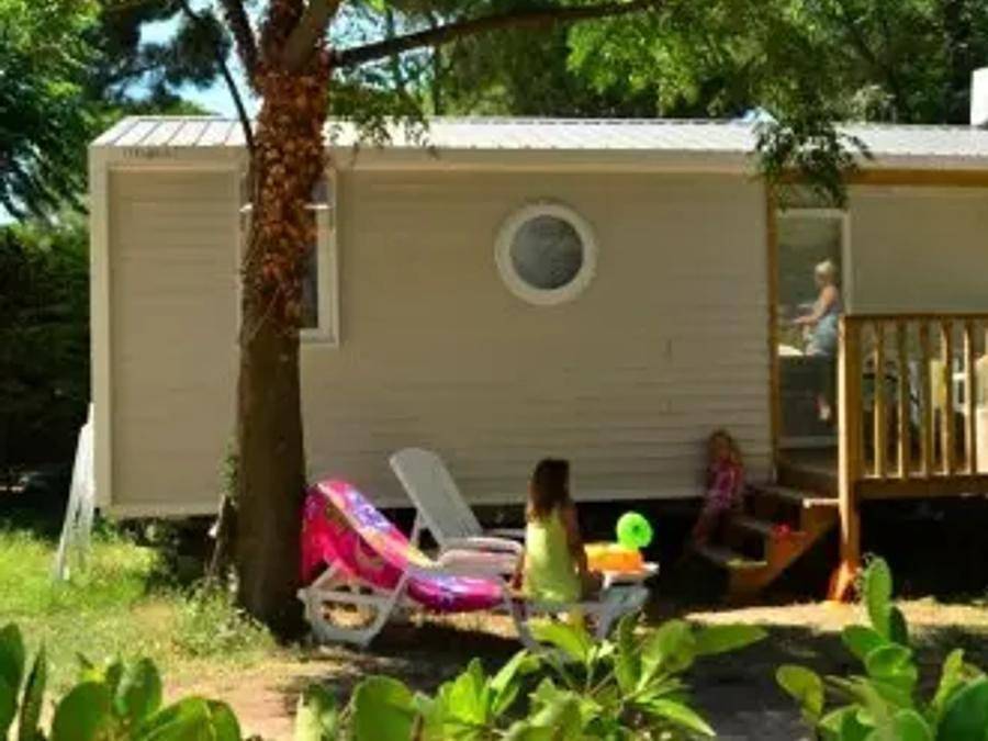 Camping Bon Port - Mobilheim 4 personen - Mobil-Home Cosy 3 Zimmer 4 Personen Klimatisiert + Tv in Lunel, Côte d'Améthyste