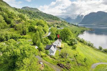 Ferienhaus für 5 Personen, mit Terrasse und Garten, mit Haustier in Etne