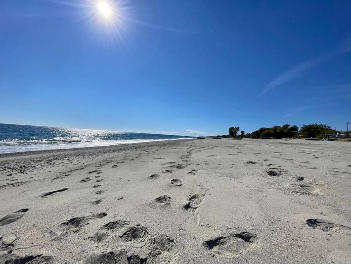 Gîte pour 4 personnes, avec piscine ainsi que vue et balcon à Bova Marina