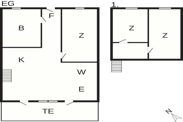Ferienhaus für 6 Personen, mit Terrasse und Pool, kinderfreundlich in Agger