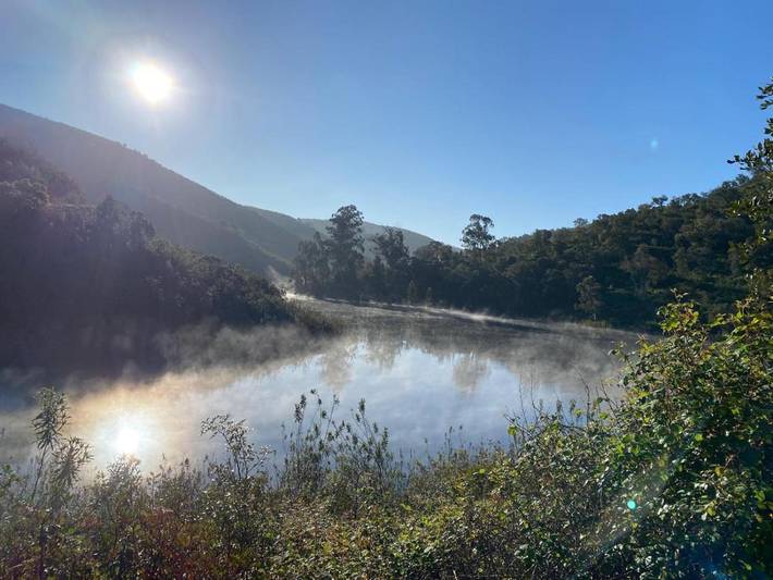 Camping para 2 pessoas, com vista para o lago e jardim e ainda vista, adaptado a crianças no Alentejo