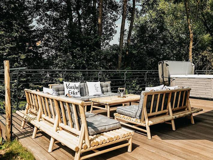 Ganze Wohnung, Ferienhaus Heuliebe - Ferienhaus mit 163 qm, 5 Schlafzimmer für max. 10 Personen in Herbstein, Vogelsberg Region