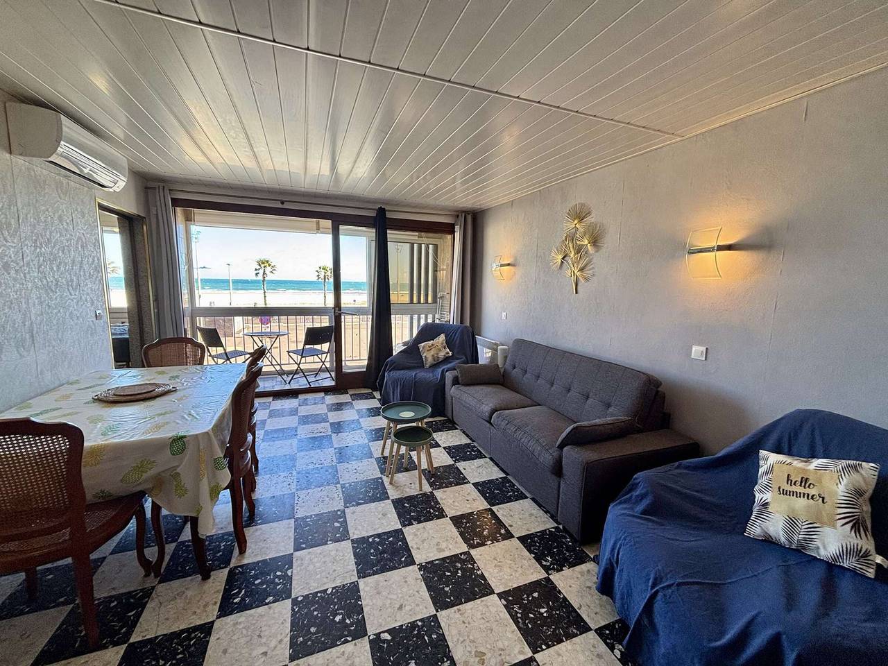 Ganze Wohnung, 3-Zi.-Whg. für 6 mit Parkplatz, 300m zu Geschäften in Port-la-Nouvelle, Narbonne und Umgebung