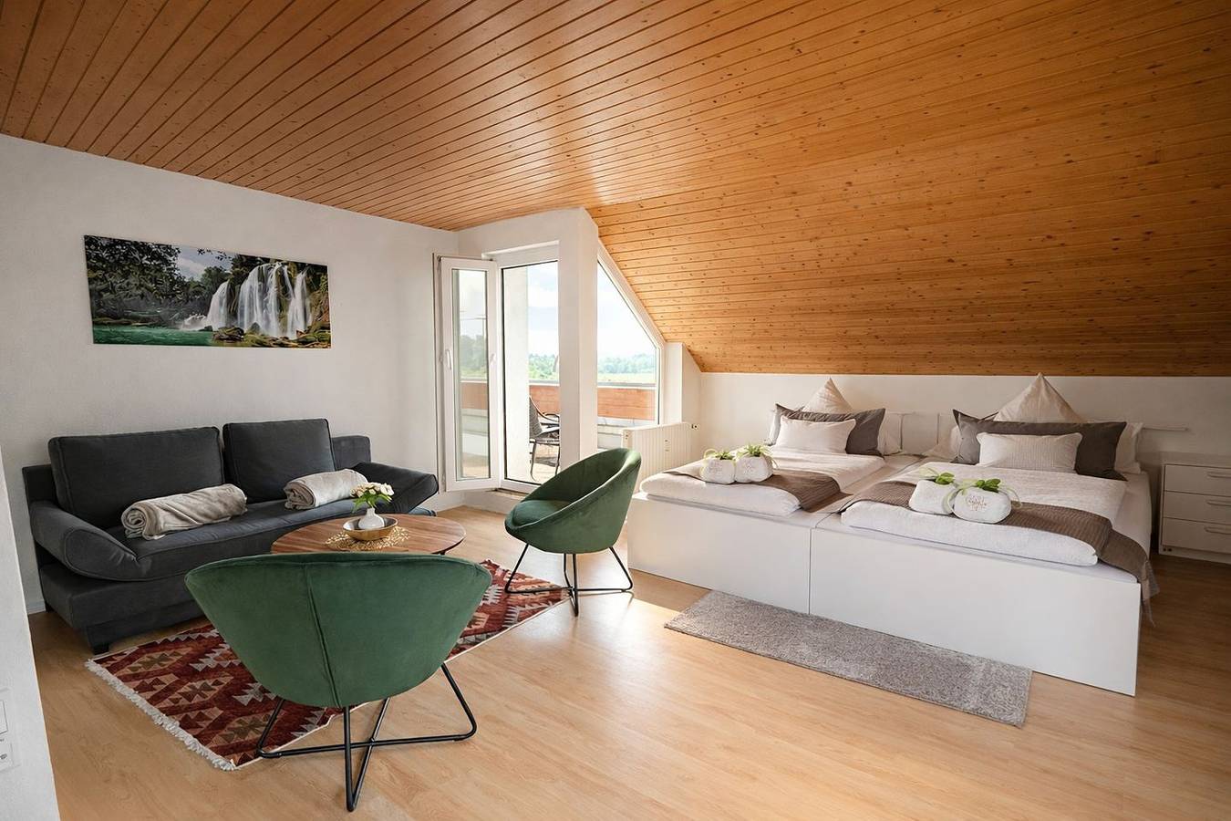 Ganze Wohnung, Fewo 11 im Haus Naturzeit – entspannen mit Blick ins Grüne in Friedrichshafen, Region Bodensee-Oberschwaben