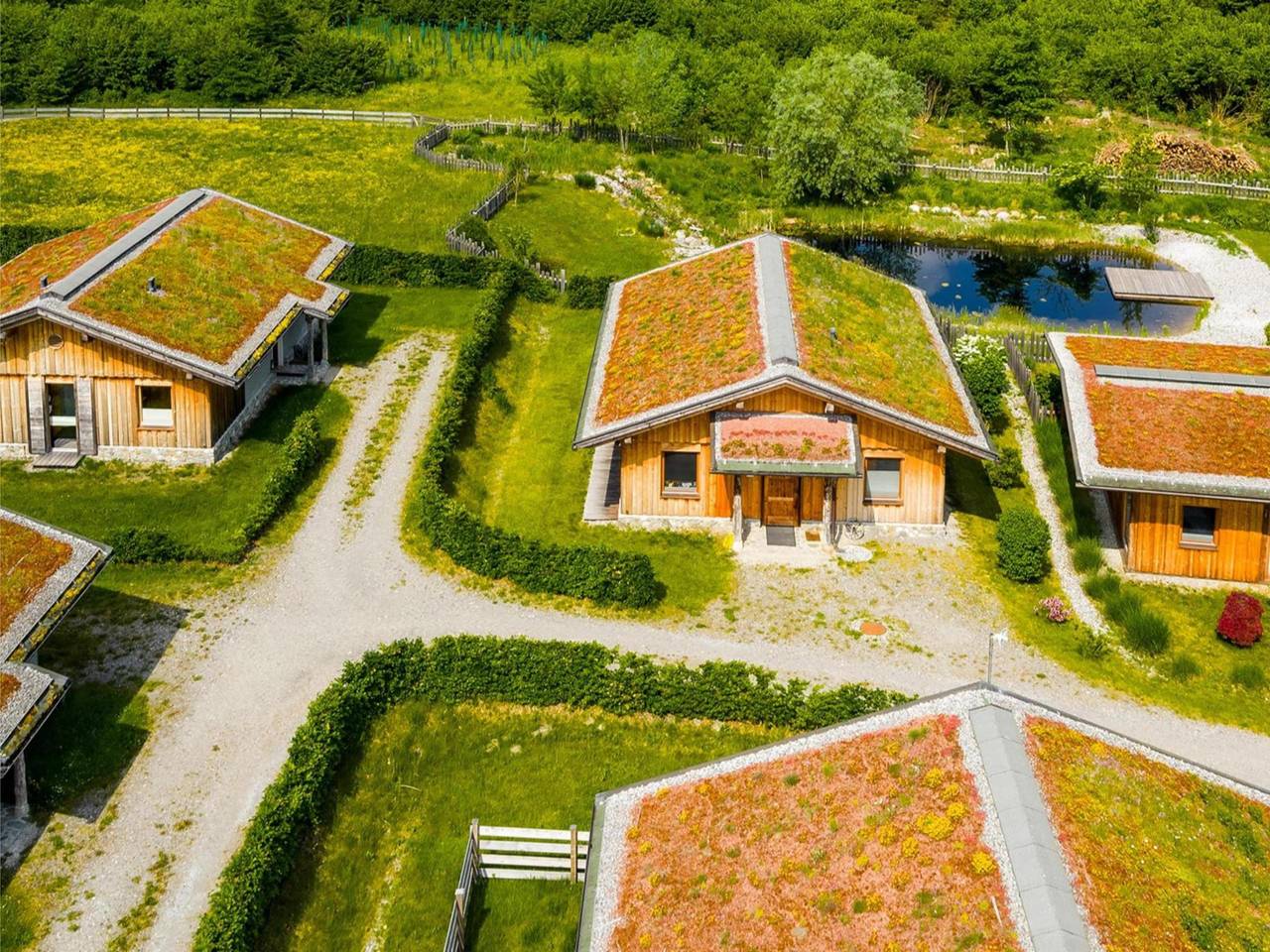 Chalet mit Sauna für Natururlaub im Chalet Dorf in Hermagor, Hermagor-Pressegger See