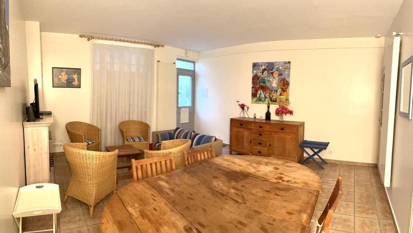 Maison de vacances pour 10 personnes, avec Terrasse ainsi que Jardin et Vue