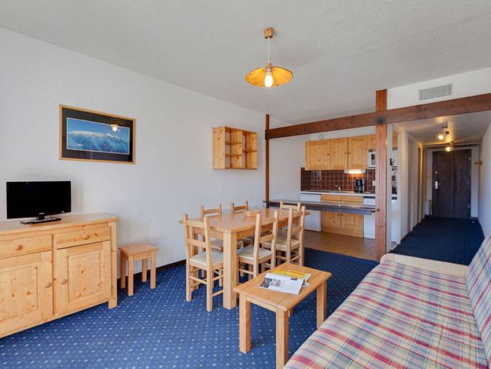 Ganze Wohnung, Gemütliche Ferienwohnung mit Bergblick in der Nähe von Skiliften und Restaurants in Mont-de-Lans, Les Deux Alpes