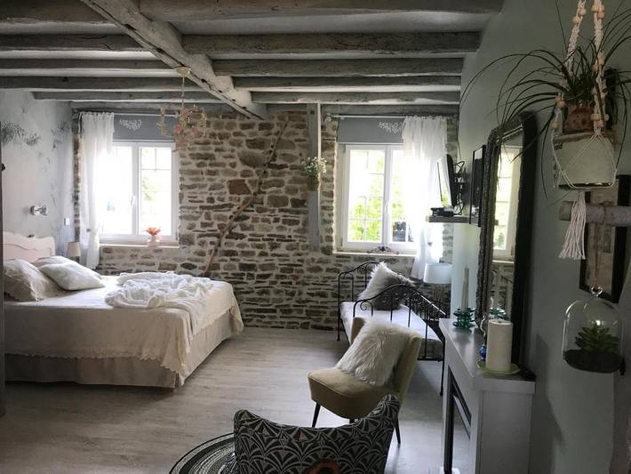 Chambre d’hôte pour 3 personnes, avec Vue