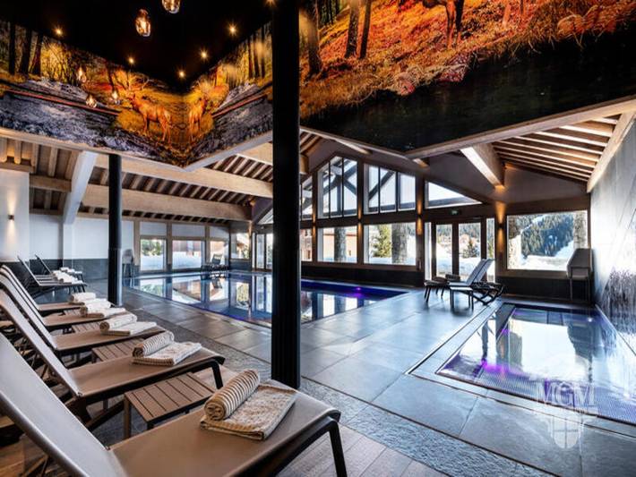 Gîte pour 4 personnes, avec sauna ainsi que piscine et balcon, adapté aux familles à Villard-sur-Doron - 3