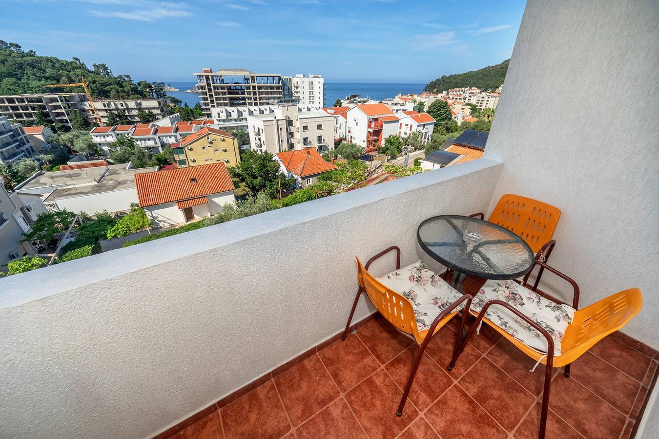 Triple Room with sea view in Petrovac na Moru, Opština Budva