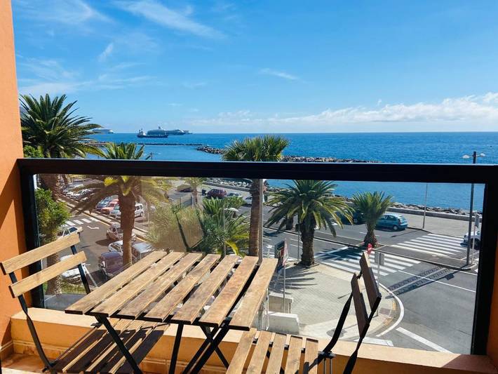 Ferienwohnung für 5 Personen, mit Balkon und Terrasse sowie Ausblick in San Andrés