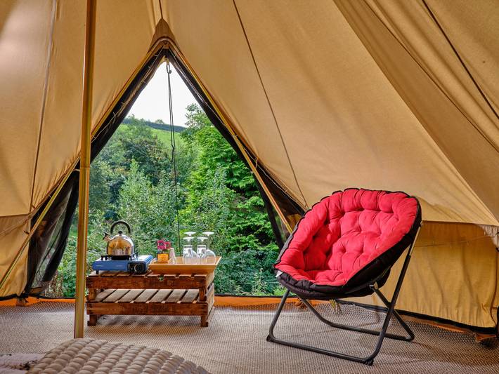 Glamping for 2 people in Exmoor