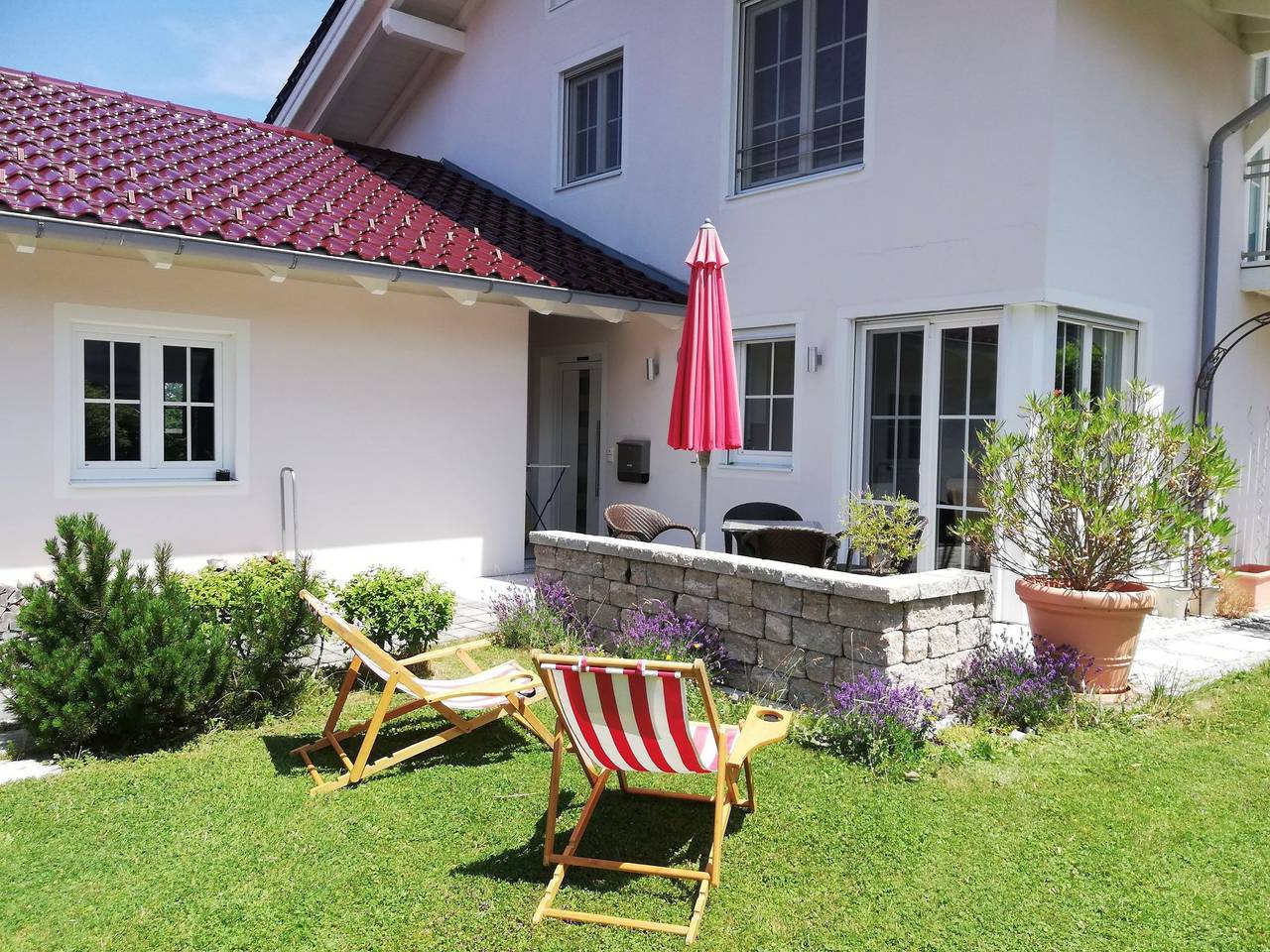 Ganze Ferienwohnung, Ferienwohnung am Golfplatz - Ferienwohnung Am Golfplatz, 35m², Terrasse in Grassau, Chiemsee