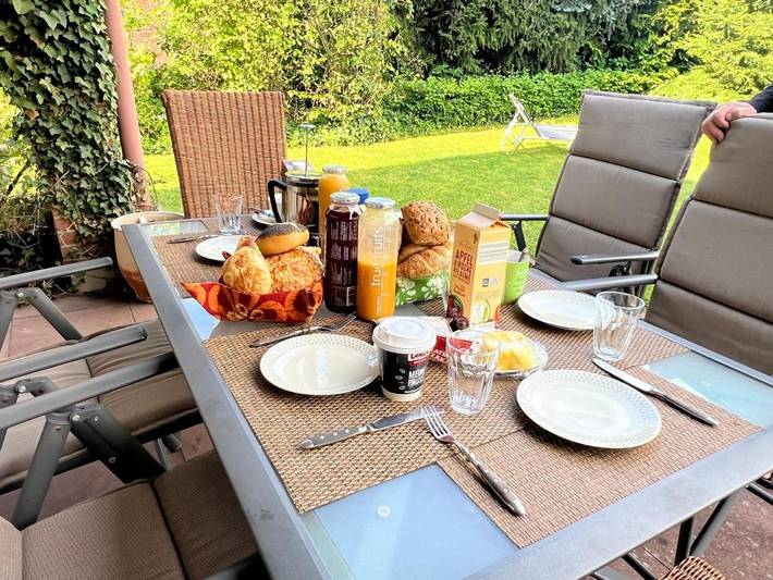 Ferienhaus für 5 Personen, mit Terrasse und Garten sowie Ausblick in Warburg