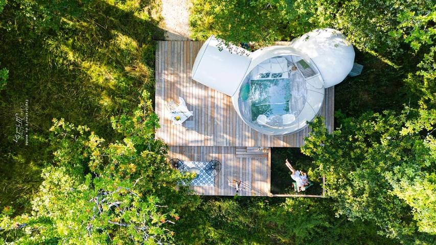 Tente pour 2 personnes, avec jardin ainsi que vue et terrasse dans l' Aveyron - 2