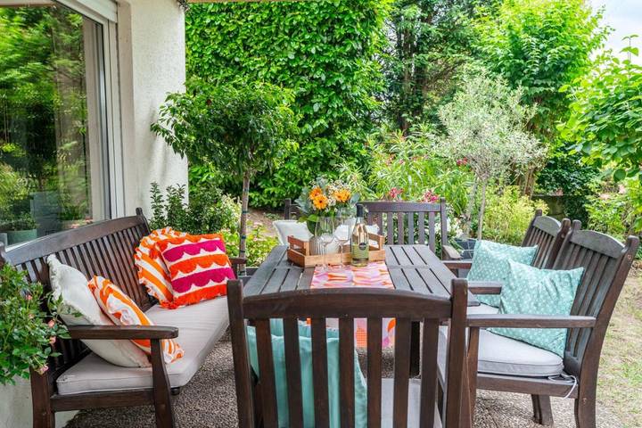 Ferienwohnung für 2 Personen, mit Terrasse und Garten sowie Sauna und Ausblick in Weinheim - 2