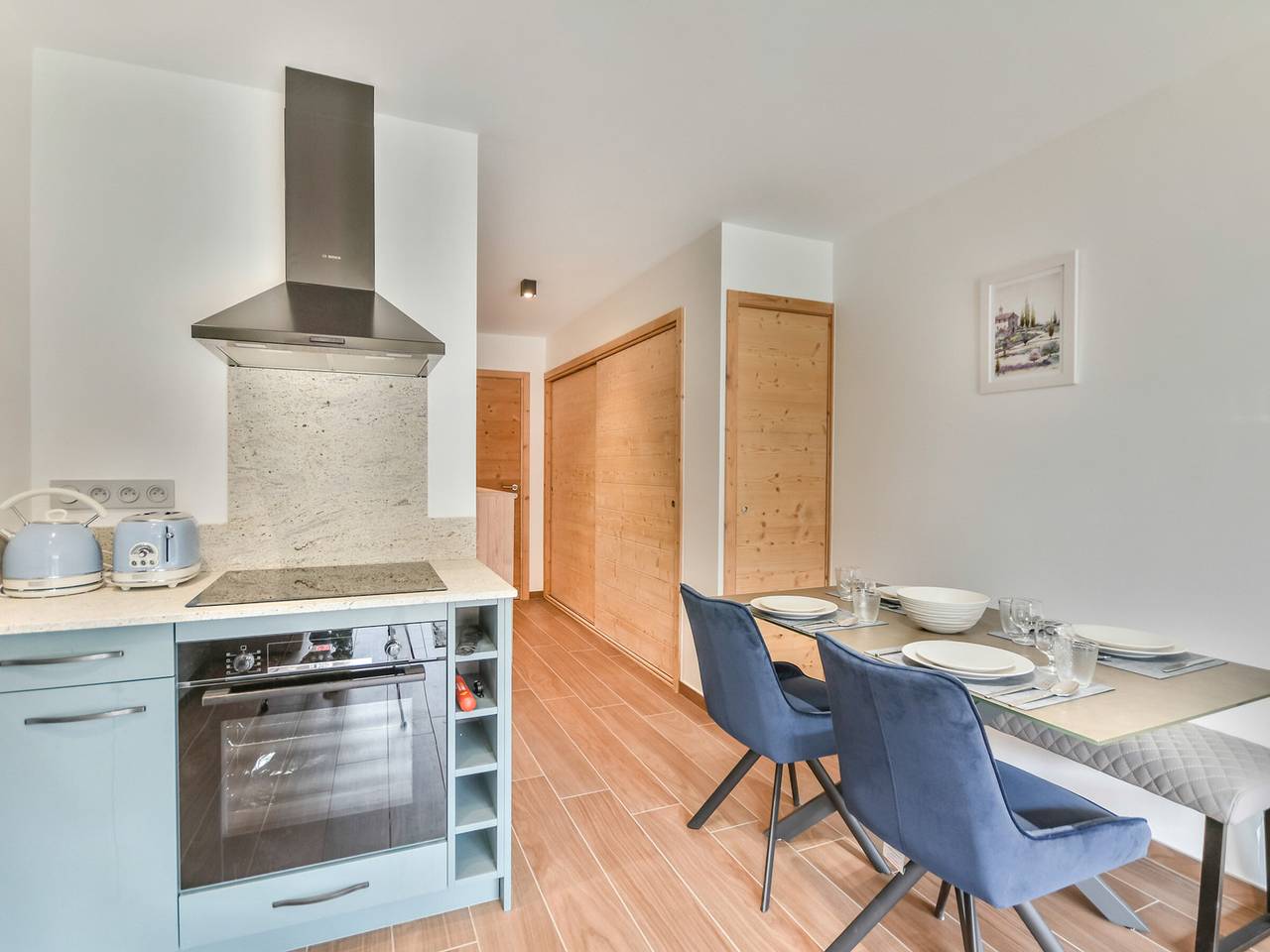 Appartement entier, Le Génépi - Superbe T2 cabine 4-6 pers, neuf, à 50m des pistes, avec balcon, garage et Wifi in Les Gets, Les Portes du Soleil