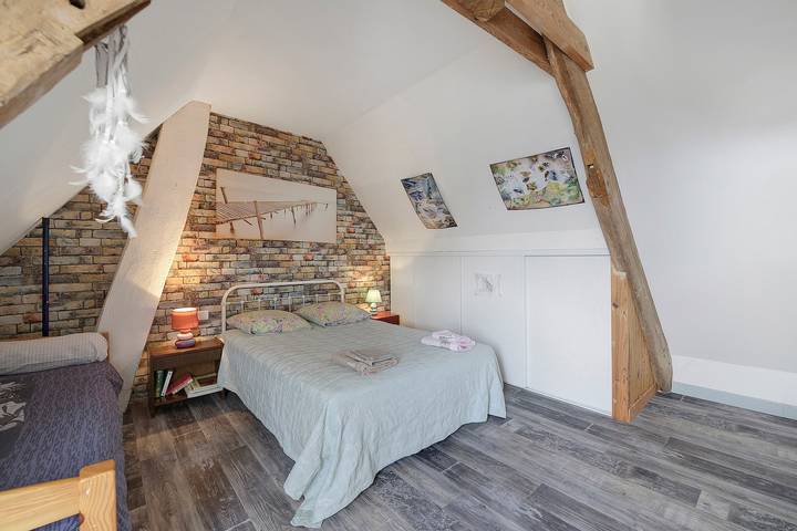 La Châtre - Sartilly Baie Bocage - Chambre Randonneur avec terrasse, jardin et Wi-Fi in Sartilly-Baie-Bocage, Côte de la Déroute