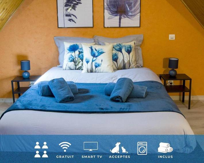Appartement de vacances pour 4 personnes, avec terrasse