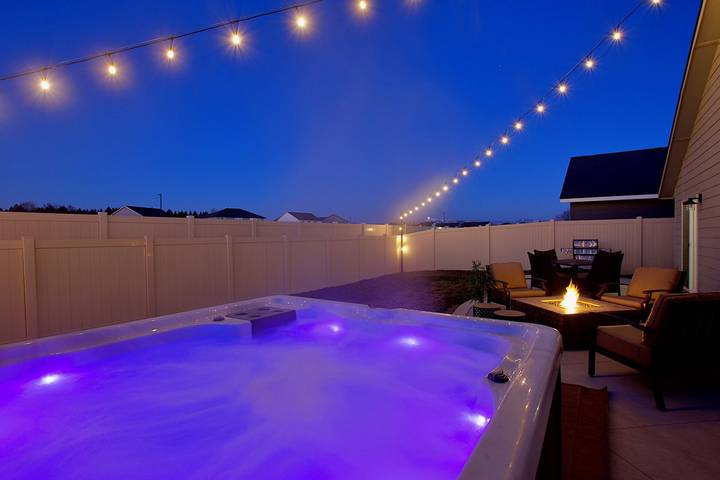 Vacation house for 9 people, with terrace and yard in Idaho