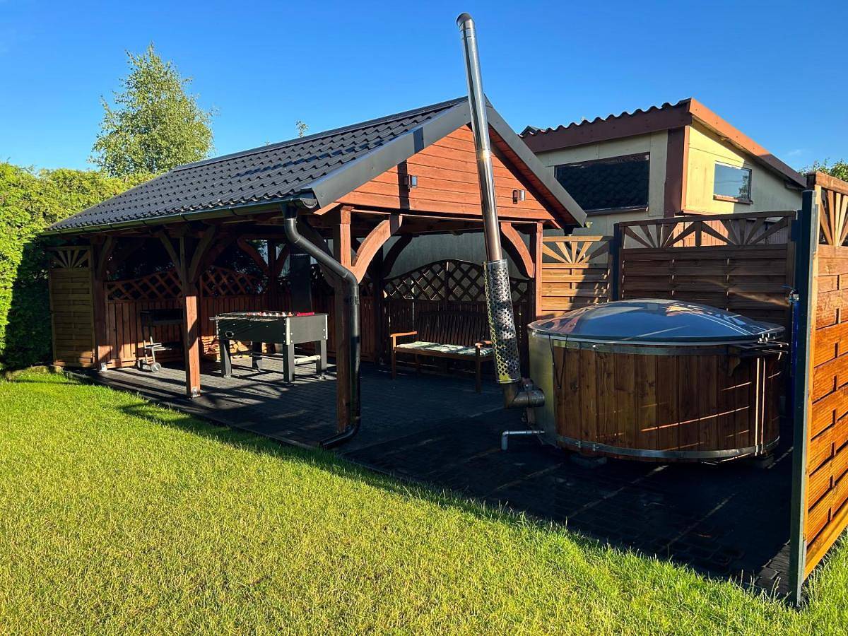Domek Kaszuby Stężyca z banią i sauną in Stężyca, Powiat kartuski