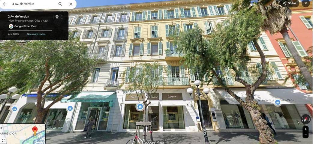 Chambre d’hôte pour 2 personnes dans Place Massena