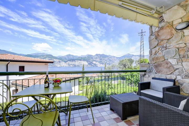 Ferienwohnung für 4 Personen, mit Balkon und Terrasse sowie Seeblick in Malcesine - 3