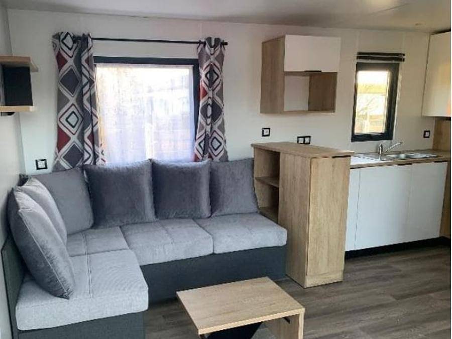 Camping Domaine de Kerelly - Mobilheim 4 personen - Flores Mh2 32 m² in Guégon, Pontivy und Umgebung
