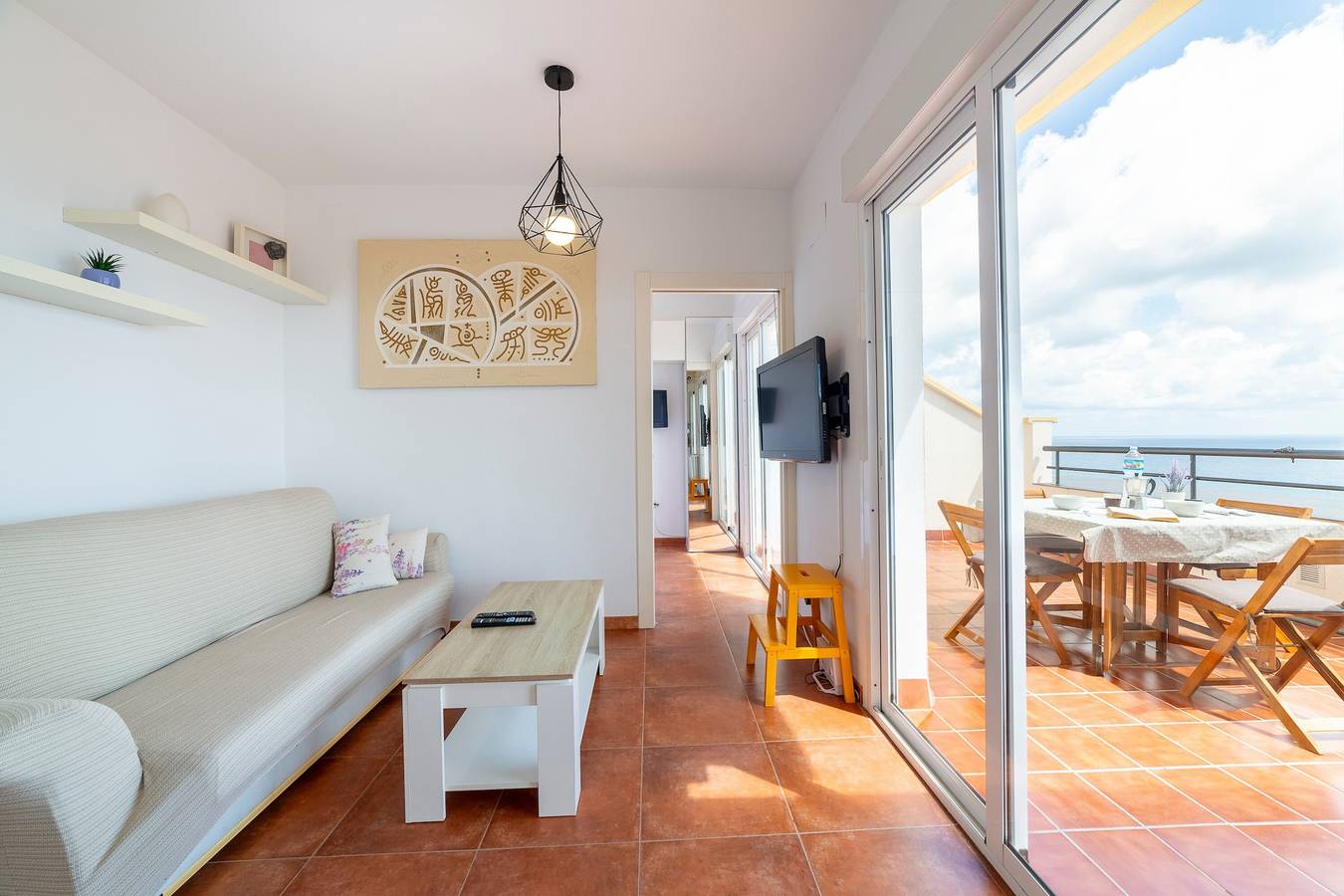 Appartement entier, Appartement 'Fabuloso Atico Con Vistas Al Mar' avec vue sur la mer, Wi-Fi et climatisation in Carboneras, Costa de Almería