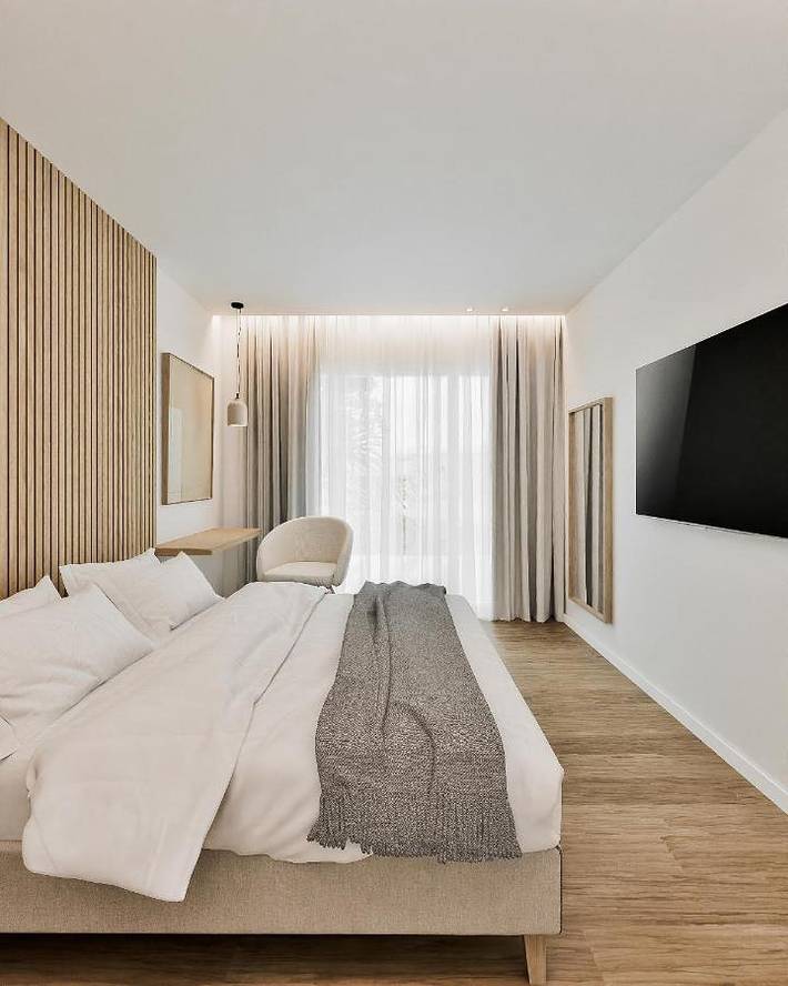 Location de vacances pour 2 personnes, avec vue et jardin ainsi que piscine et terrasse à Rio Maior