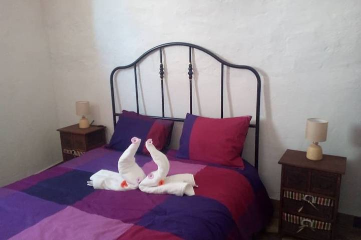 Apartamento para 2 personas, con terraza además de jacuzzi y jardín en Fasnia