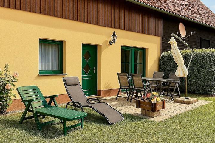 Ferienwohnung für 4 Personen, mit Garten, mit Haustier