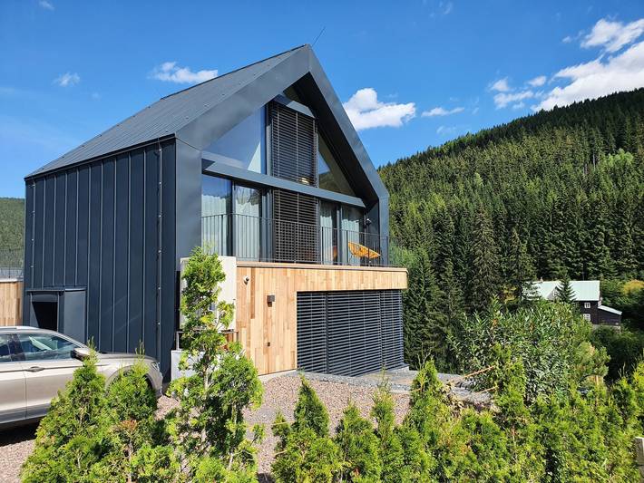 Apartament wakacyjny dla 2 osób, z Balkon i Taras oraz Ogród i Sauna w Pec pod Sněžkou
