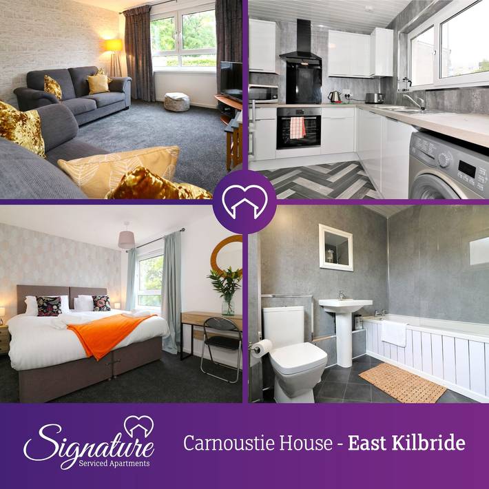 Apartment for 7 people, with pets in East Kilbride