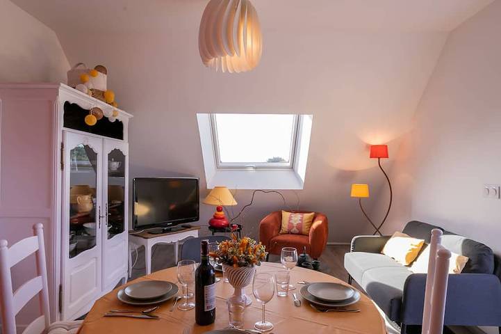 Gîte pour 4 personnes, avec balcon dans Office De Tourisme De Clohars Carnoet