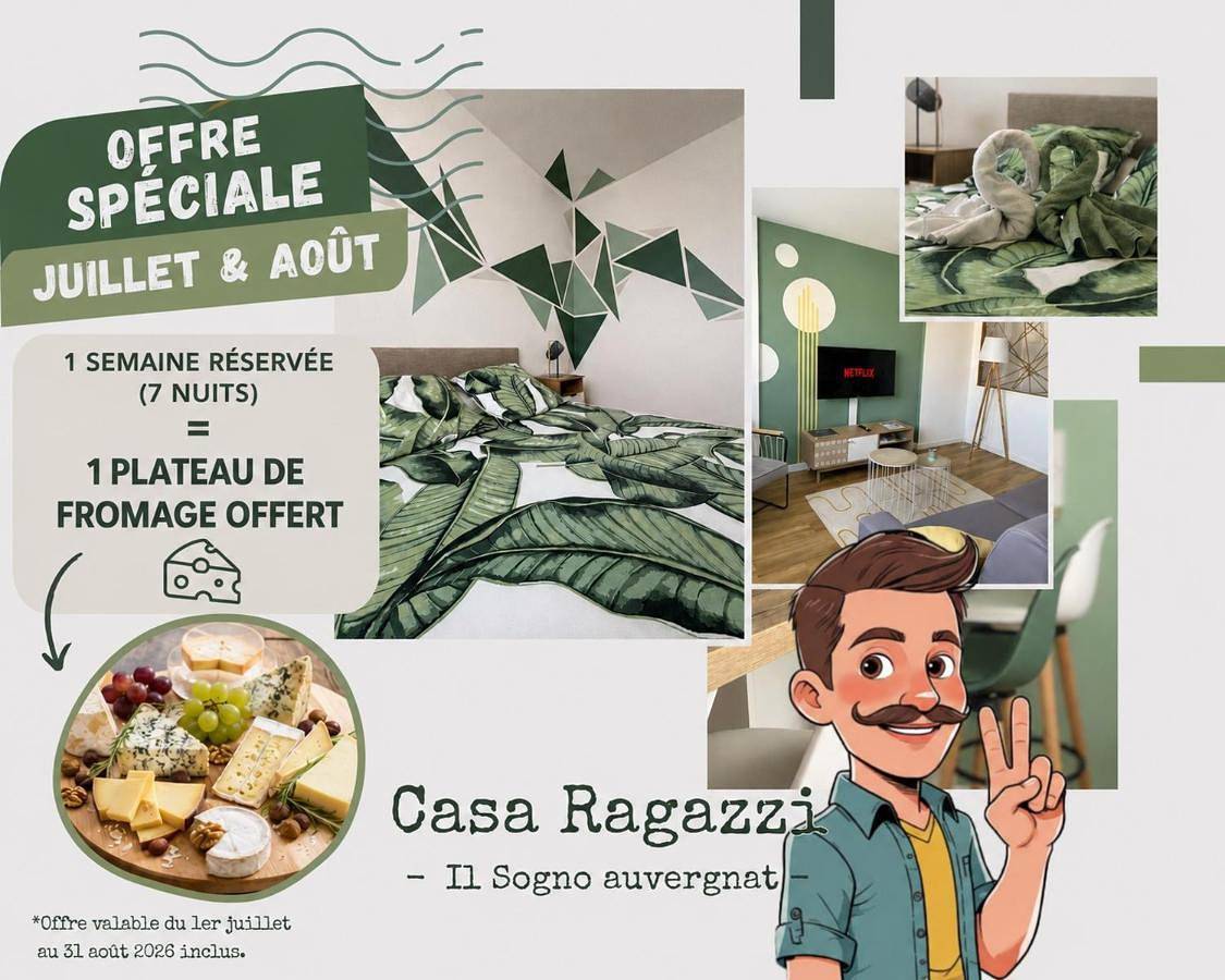 Appartement entier, Casa Ragazzi - Il Sogno Auvergnat in Lempdes, Région de Clermont-Ferrand