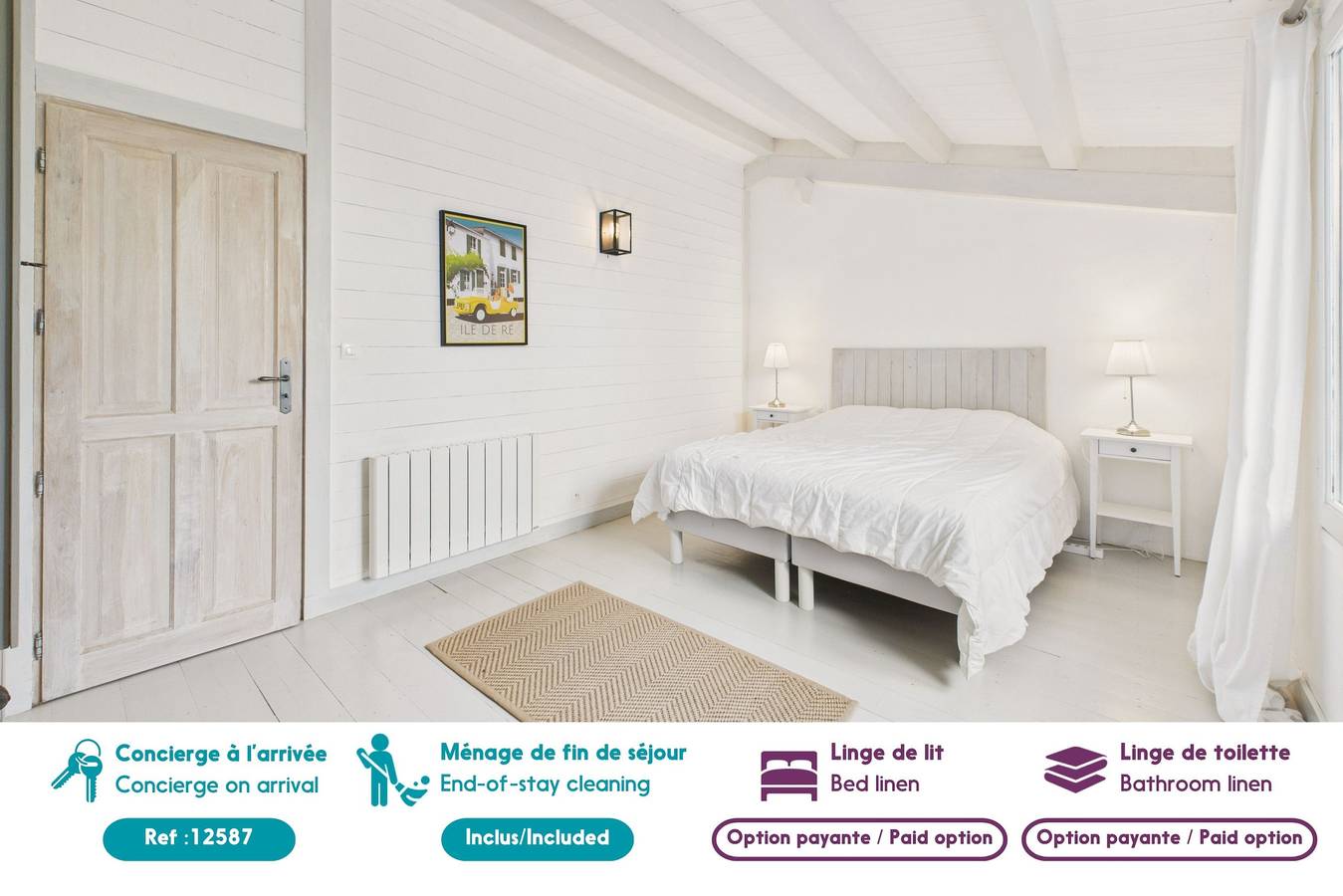Charmante maison pour 8 à 800 m de la plage in Le Bois-Plage-en-Ré, Île de Ré