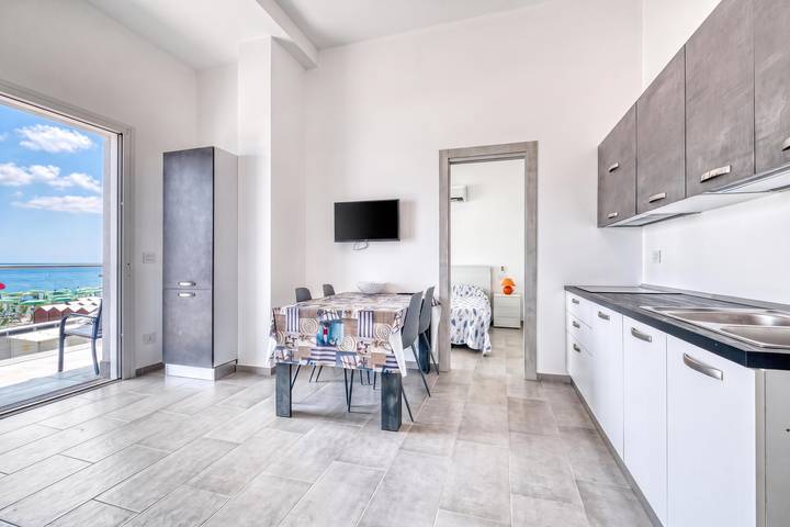 Ferienwohnung für 4 Personen, mit Meerblick und Balkon sowie Terrasse in Ligurien - 4