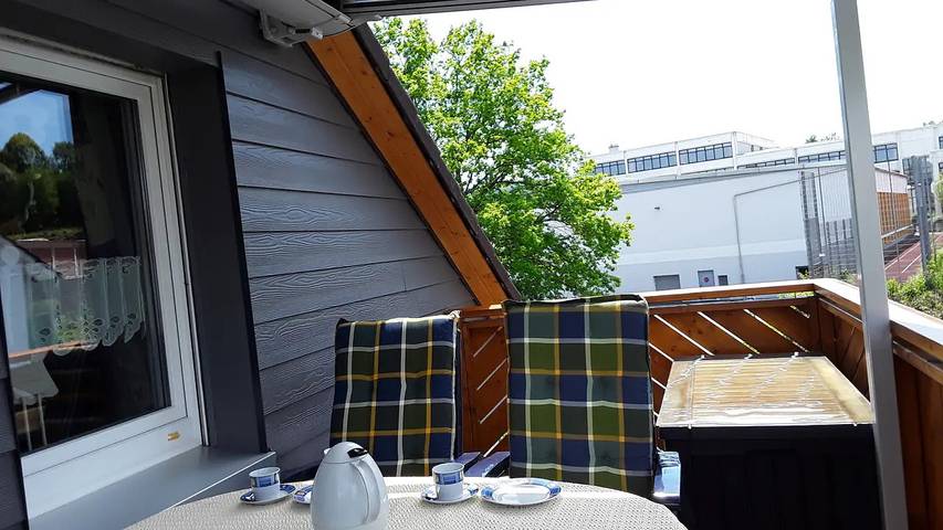 Ferienwohnung für 5 Personen, mit Garten und Balkon