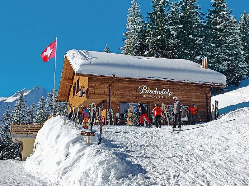 Berghotel Bischofalp - Doppelzimmer mit Zusatzbett in Elm GL, Glarus Süd