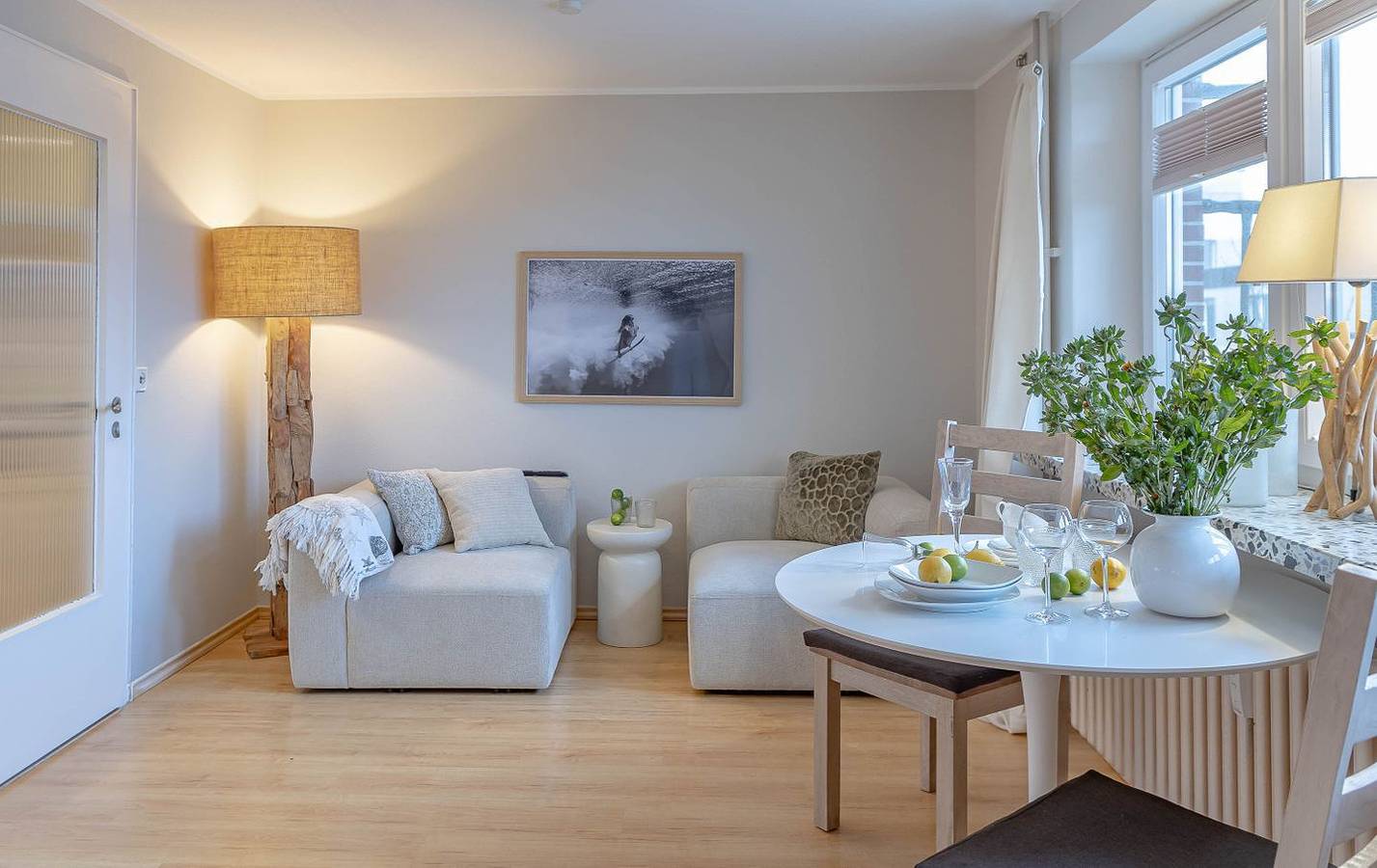 Ganze Wohnung, Dünengöre: Eben renoviertes modernes 1-Zimmerwohnung direkt am Strand in Westerland, Sylt (Gemeinde)