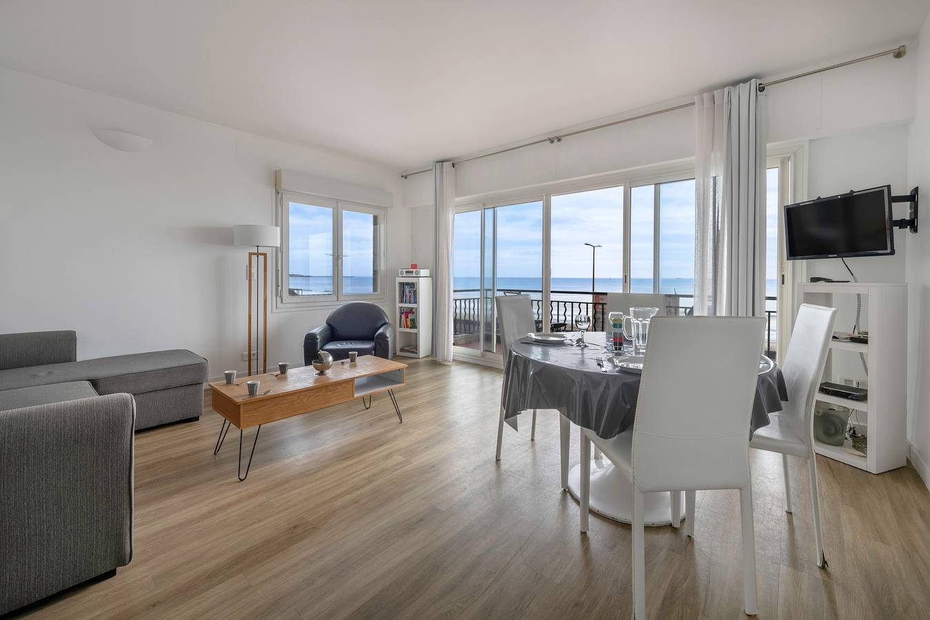 Apartamento entero, Séjour à 4 - Les pied dans l'eau - Vue mer  in La Baule-Escoublac, Côte de Jade