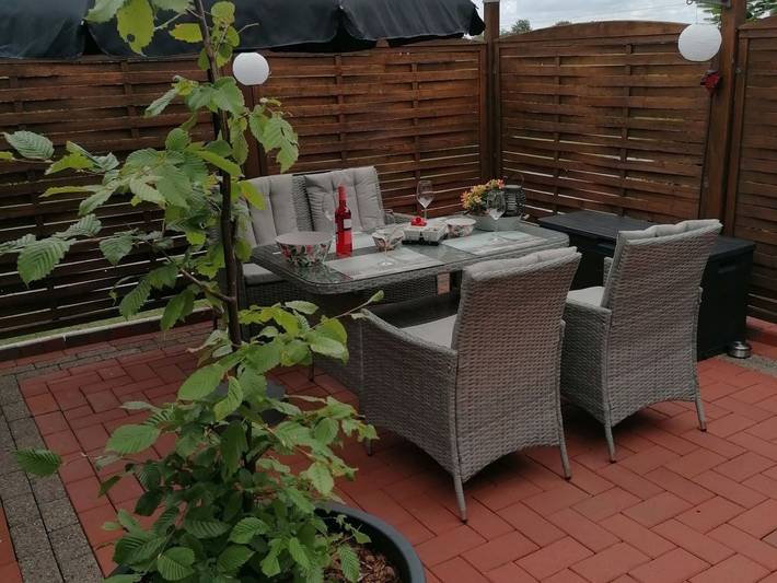 Ferienwohnung für 6 Personen, mit Terrasse und Garten sowie Ausblick in Filsum - 3