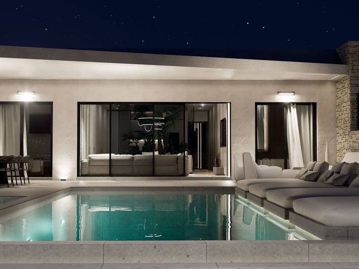 Ferienhaus für 7 Personen, mit Pool und Garten in Rhodos Stadt - 3